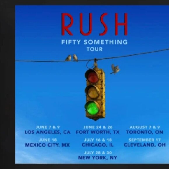 Rush Fifty Something Tour 2026 Dates List Two Sided Unisex Sweatshirt 134 - Picture 3 of 6
